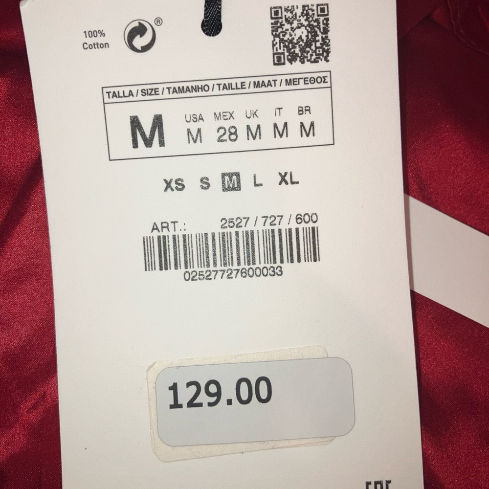ZARA PURE SILK MODEST BLOUSE - NWT - Picture 4 of 4
